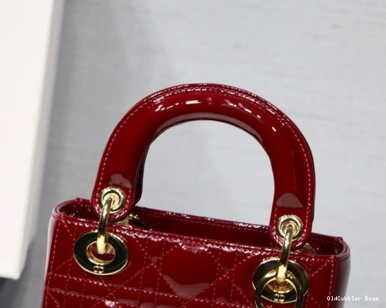 OldCobbler Bags leather Cow Mini patent Diro With Lady 0729